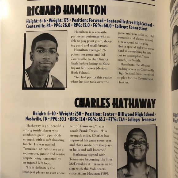 Kobe Bryant 1996 McDonald’s High School Basketball Program Lower Merion - Picture 5 of 12